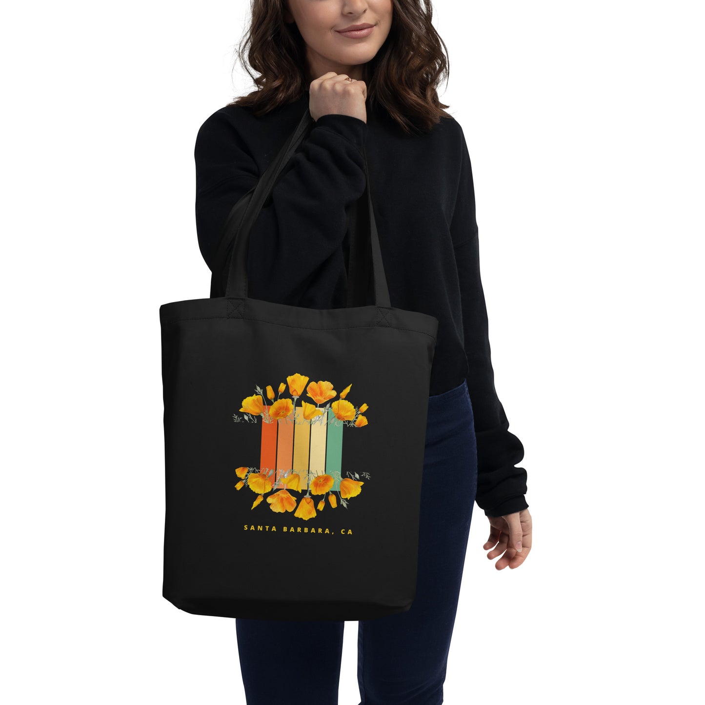 Santa Barbara Poppy Eco Tote Bag