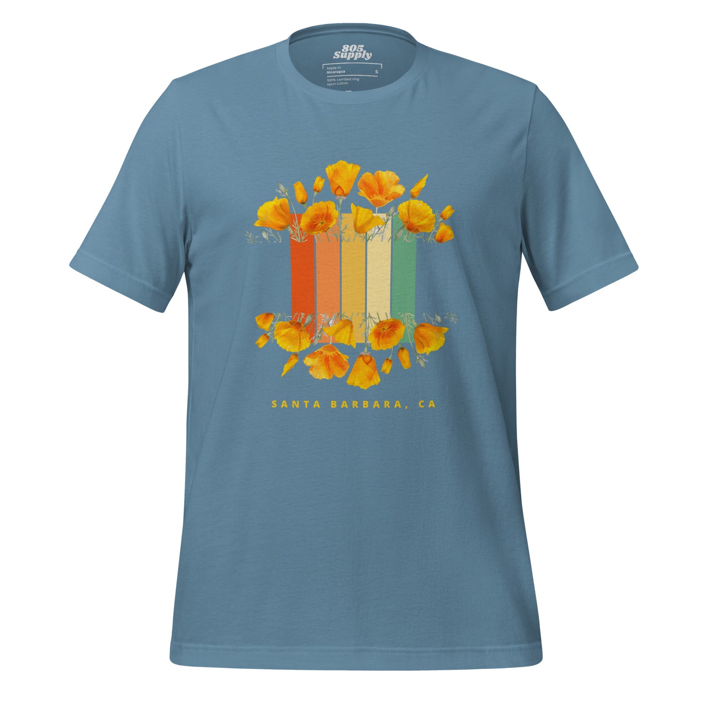 Santa Barbara Poppy Unisex Tee