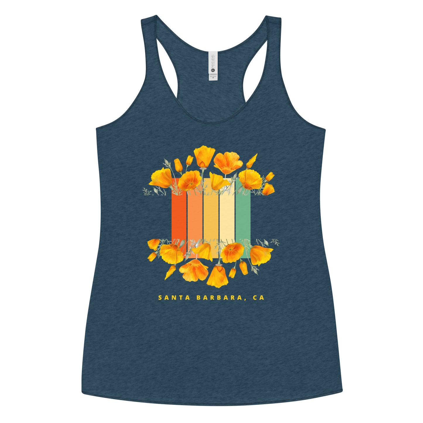 Santa Barbara Poppy Women's Racerback Tank