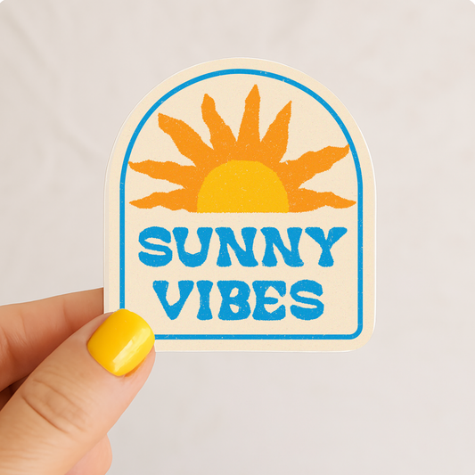 Sunny Vibes Sticker 3"