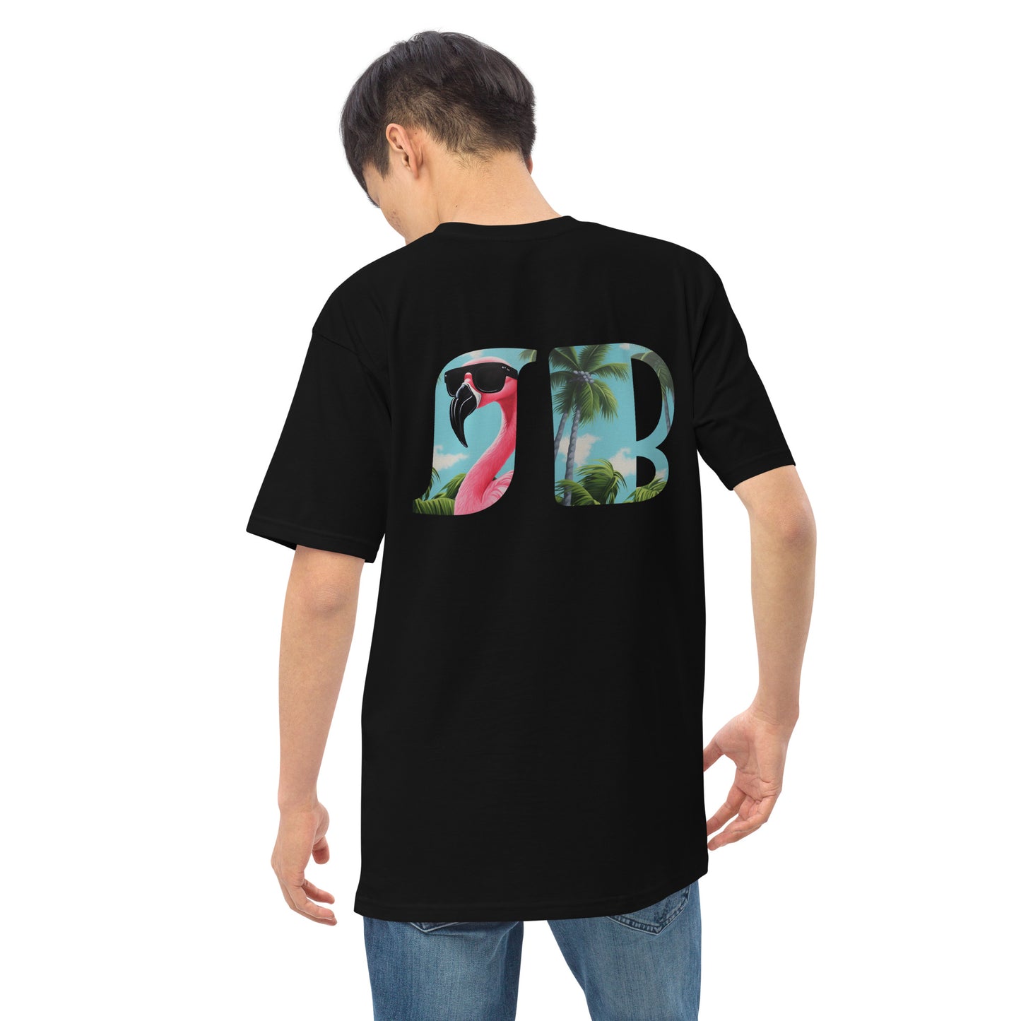 Santa Barbara Flamingo Graphic T-Shirt