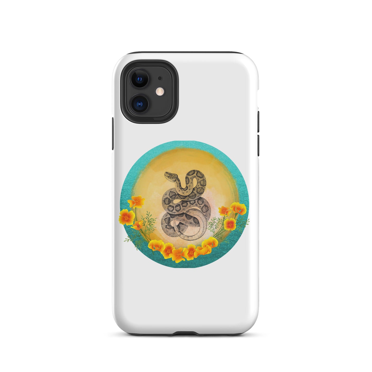 Rattlesnake Poppy Tough Case for iPhone