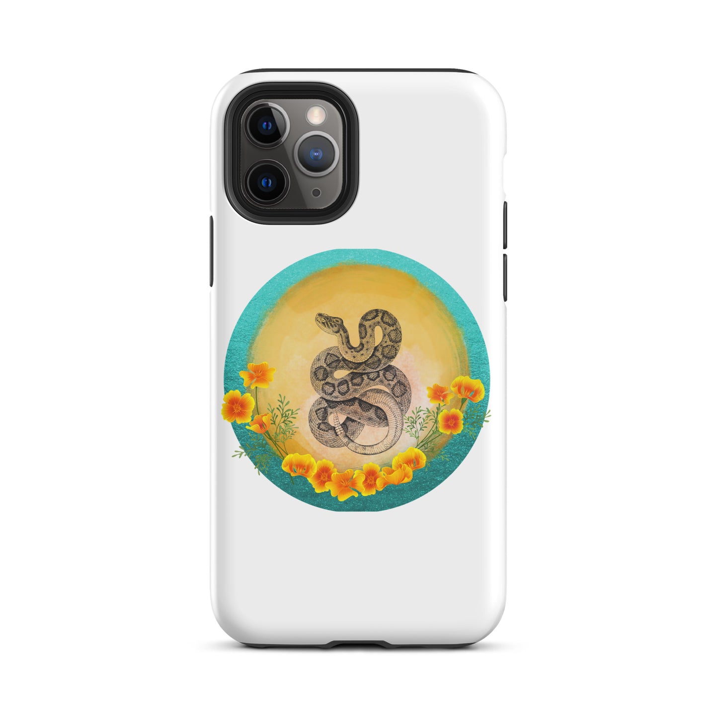 Rattlesnake Poppy Tough Case for iPhone