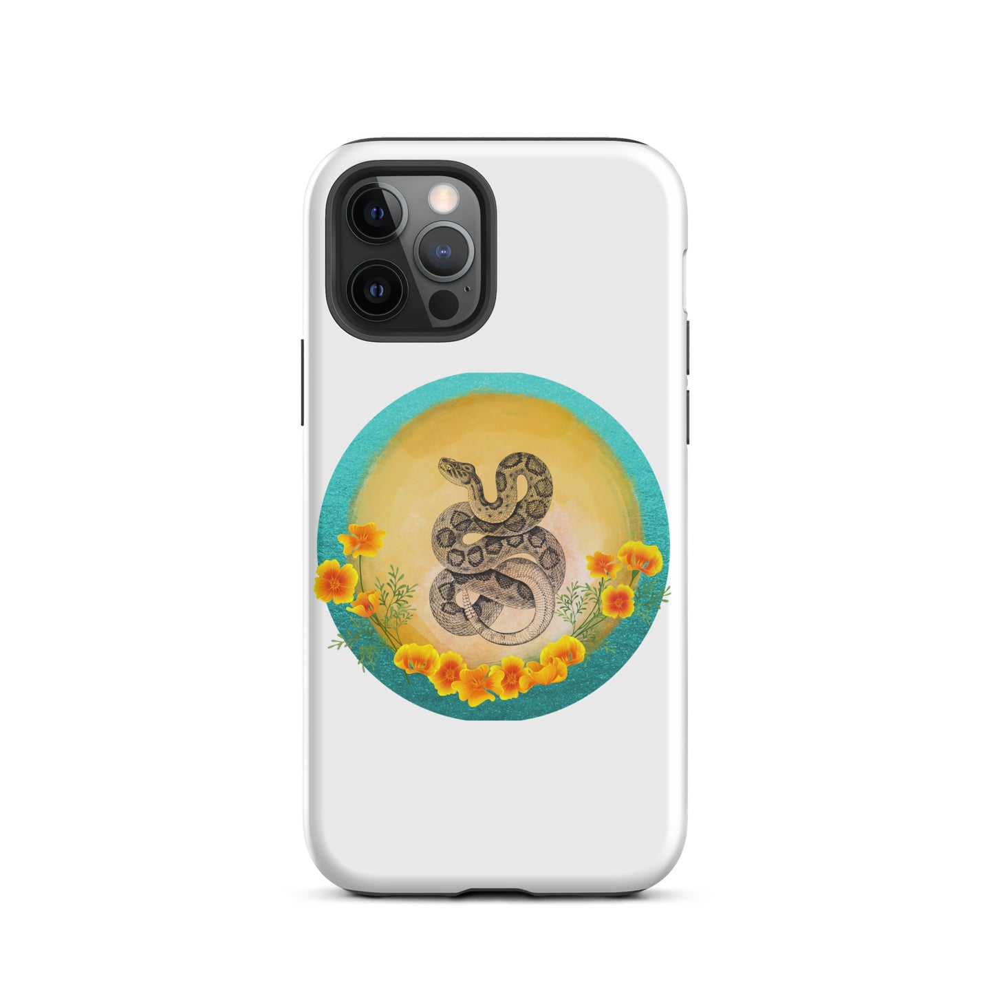 Rattlesnake Poppy Tough Case for iPhone