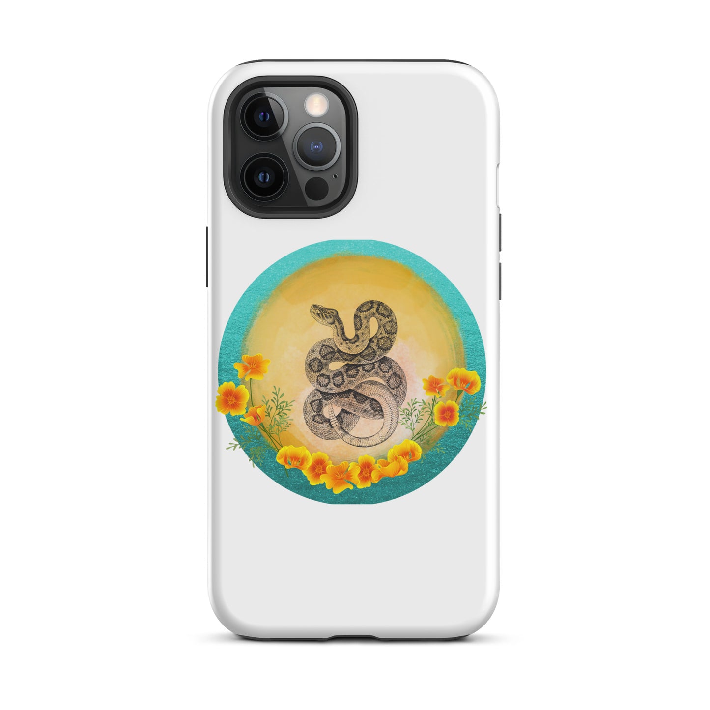 Rattlesnake Poppy Tough Case for iPhone