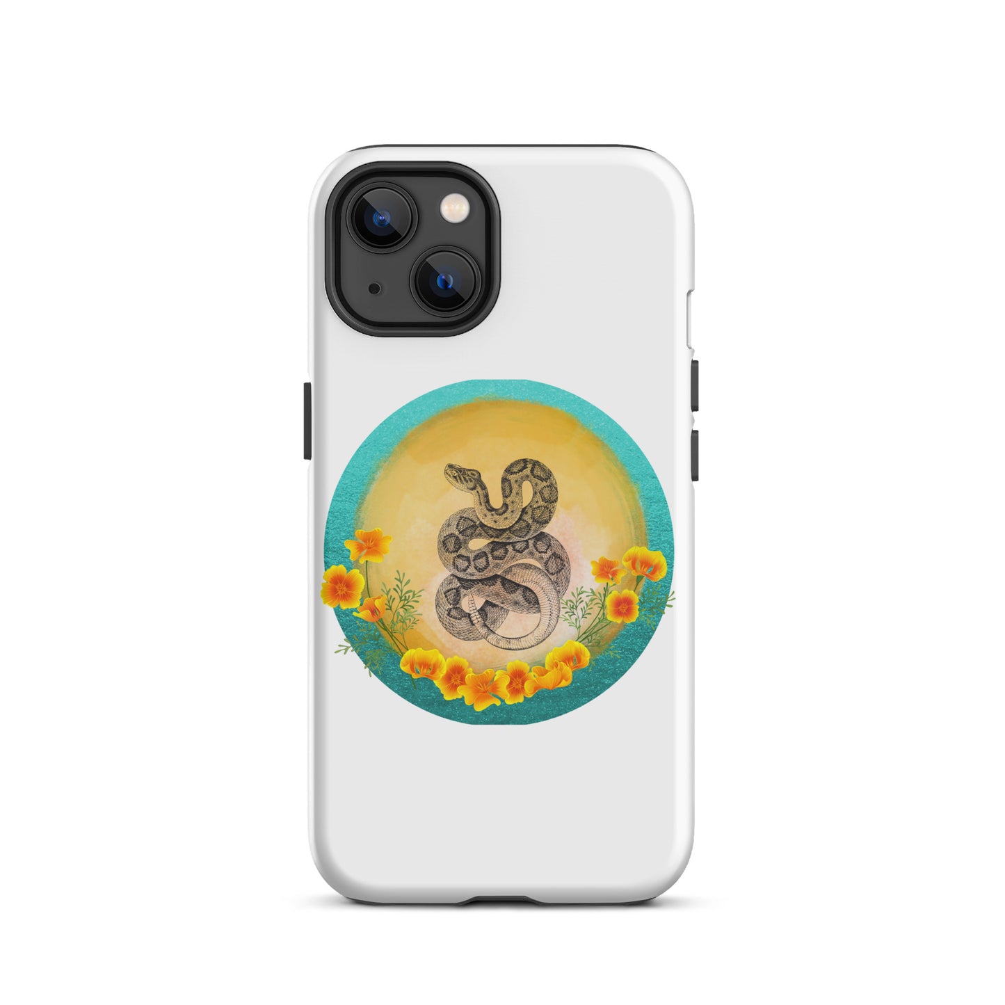 Rattlesnake Poppy Tough Case for iPhone