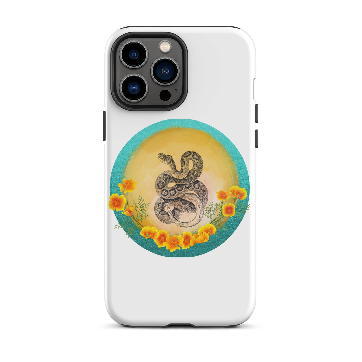 Rattlesnake Poppy Tough Case for iPhone