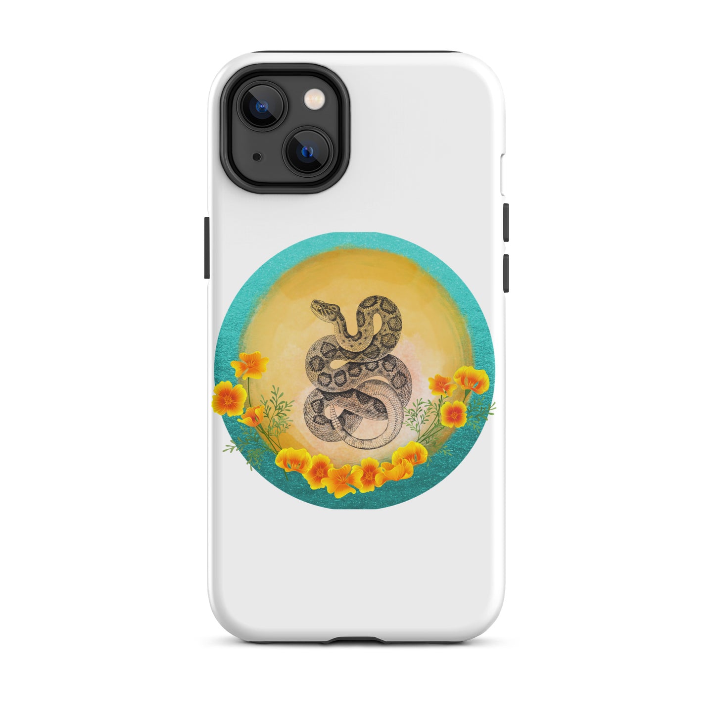 Rattlesnake Poppy Tough Case for iPhone