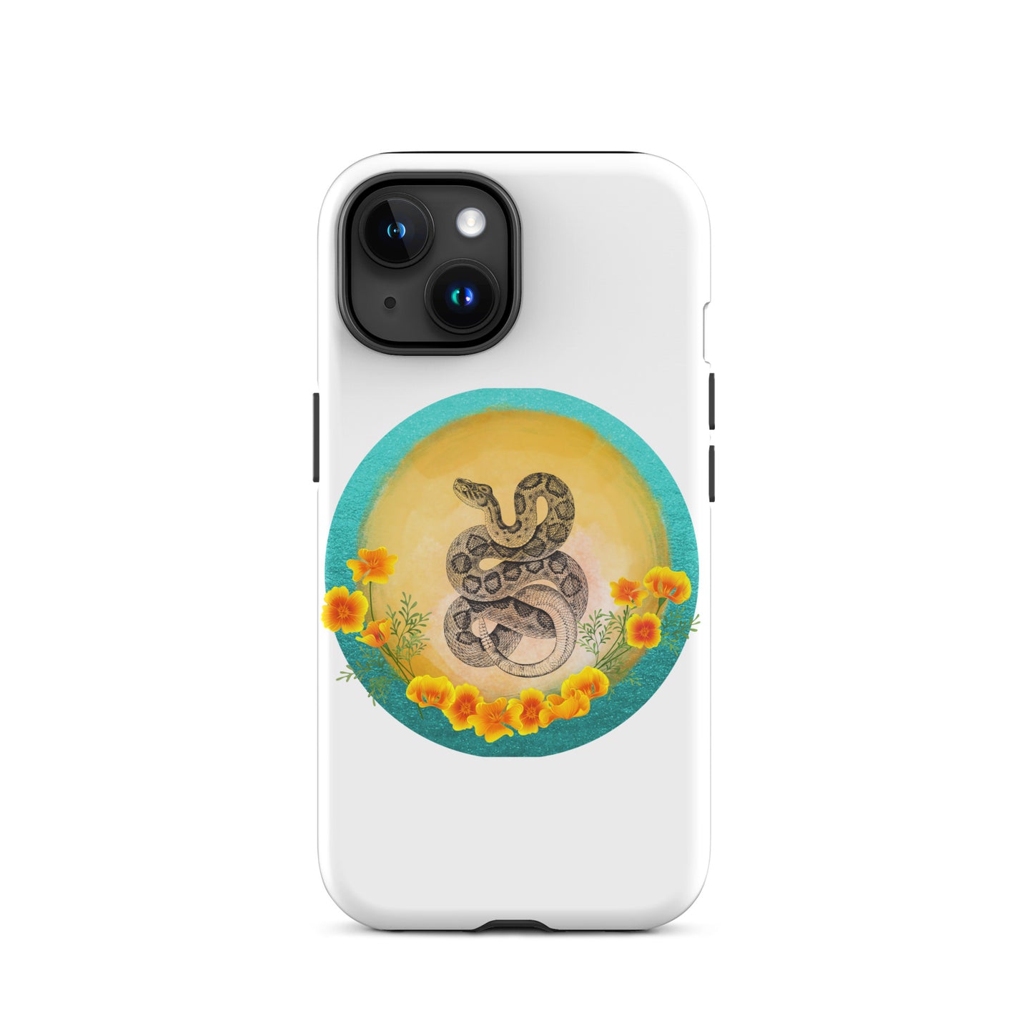 Rattlesnake Poppy Tough Case for iPhone