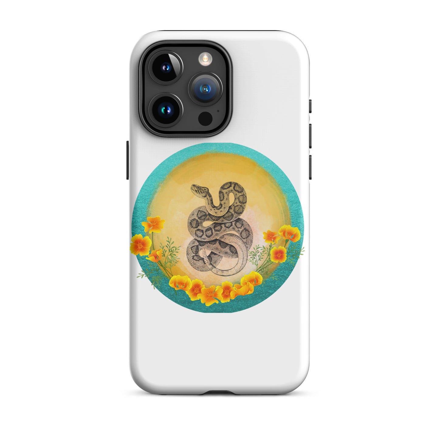 Rattlesnake Poppy Tough Case for iPhone