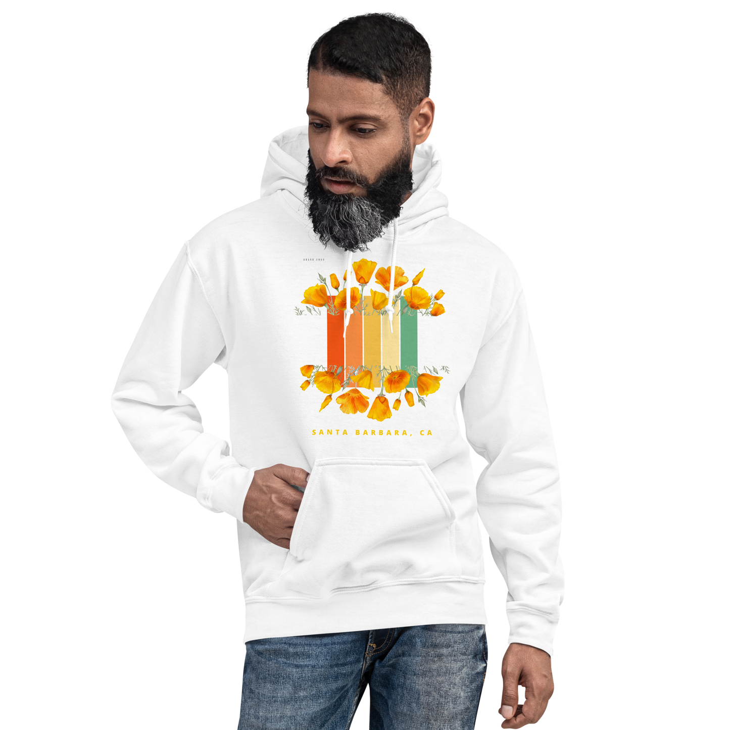 Santa Barbara Poppy Unisex Hoodie