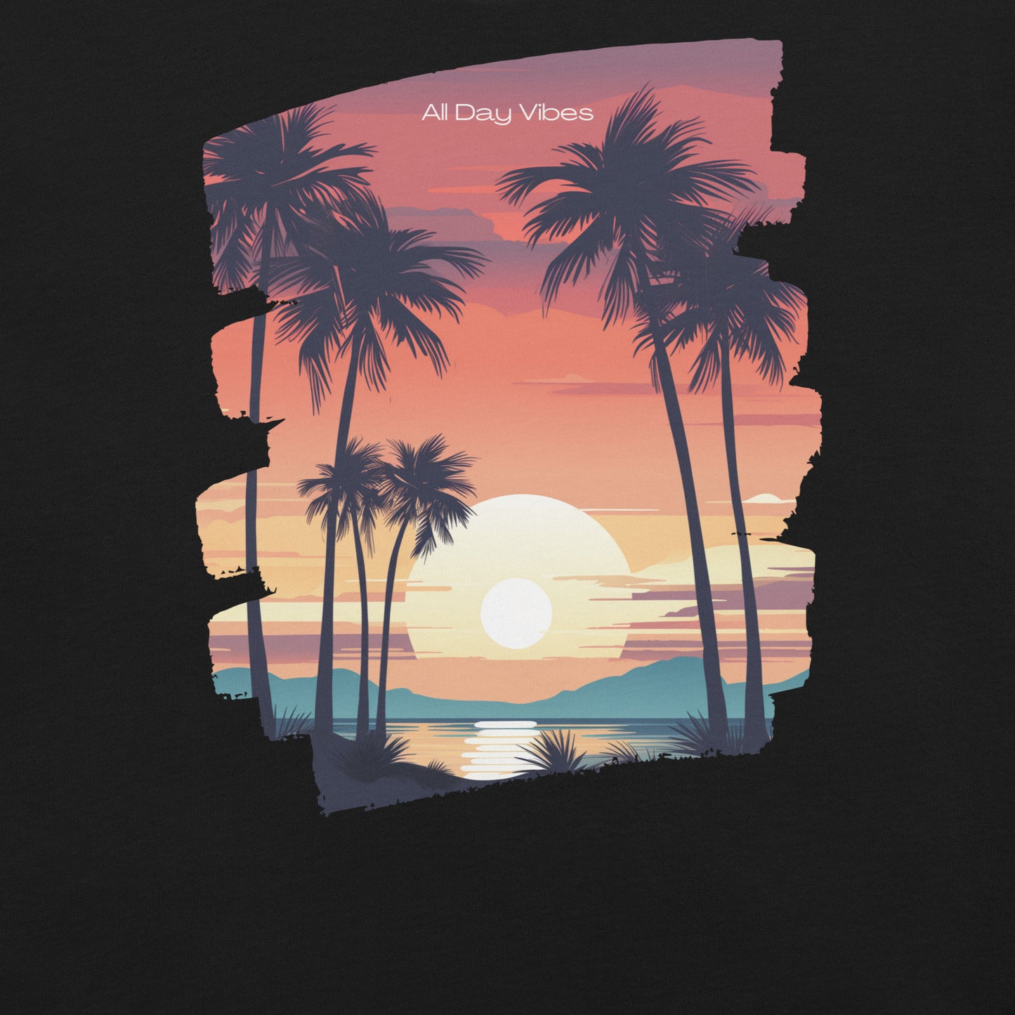 All Day Vibes Sunset T-Shirt