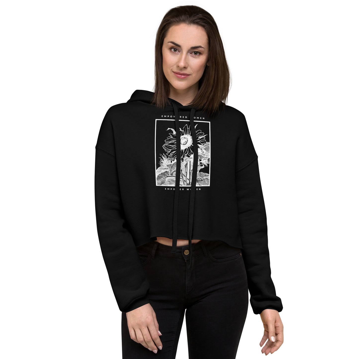 Empowered Women Crop Hoodie