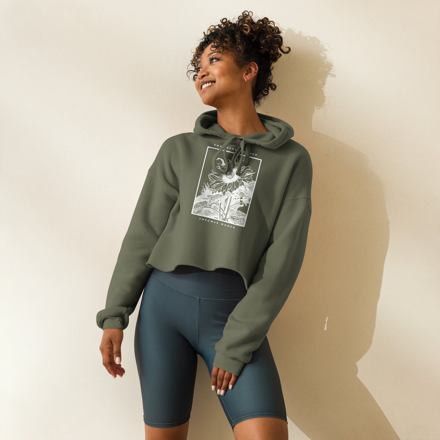 Empowered Women Crop Hoodie