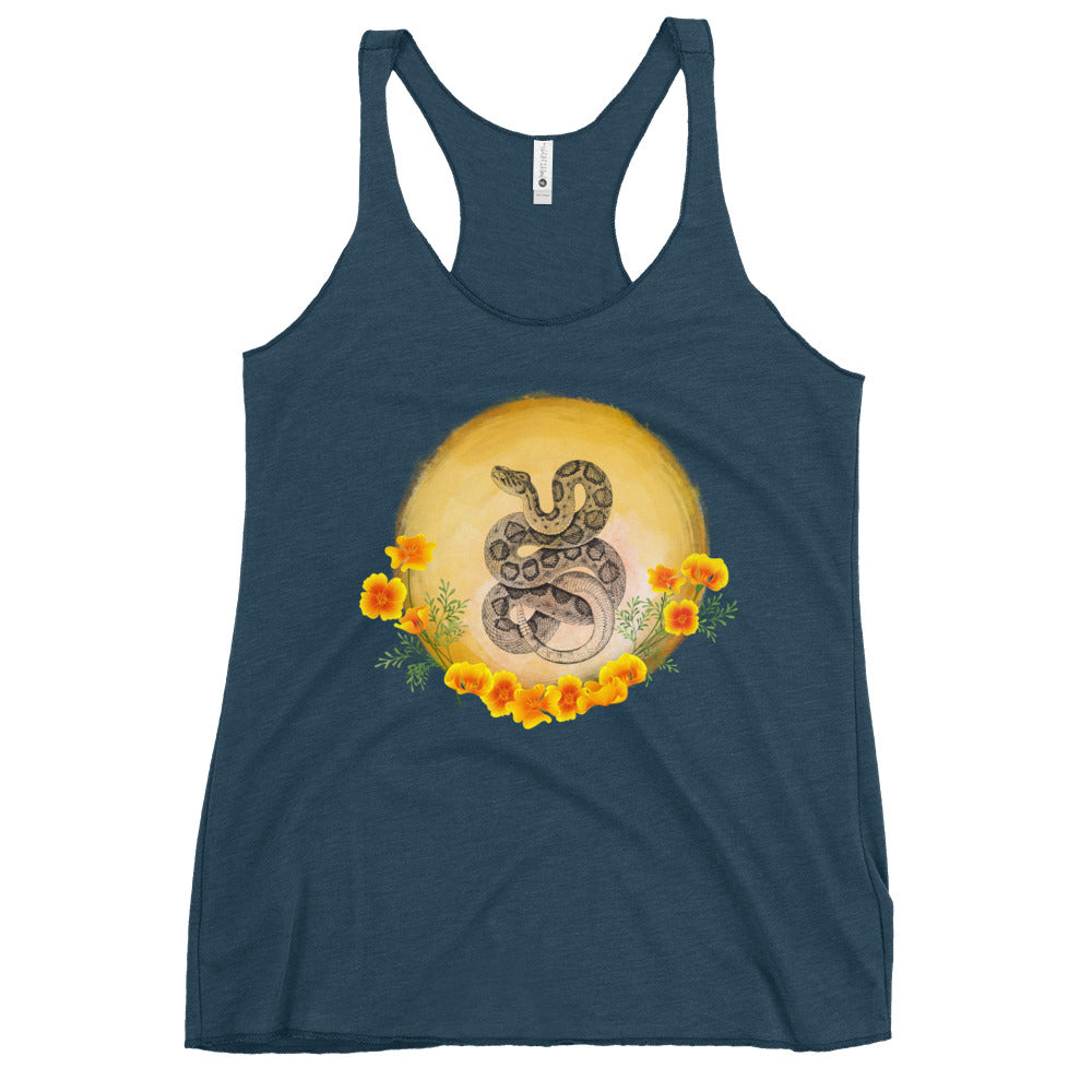 Rattlesnake Poppy Women's Racerback Tank